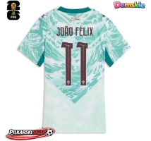 Portugalia Joao Felix #11 Koszulka Wyjazdowa damskie MŚ 2026 Krótki Rękaw